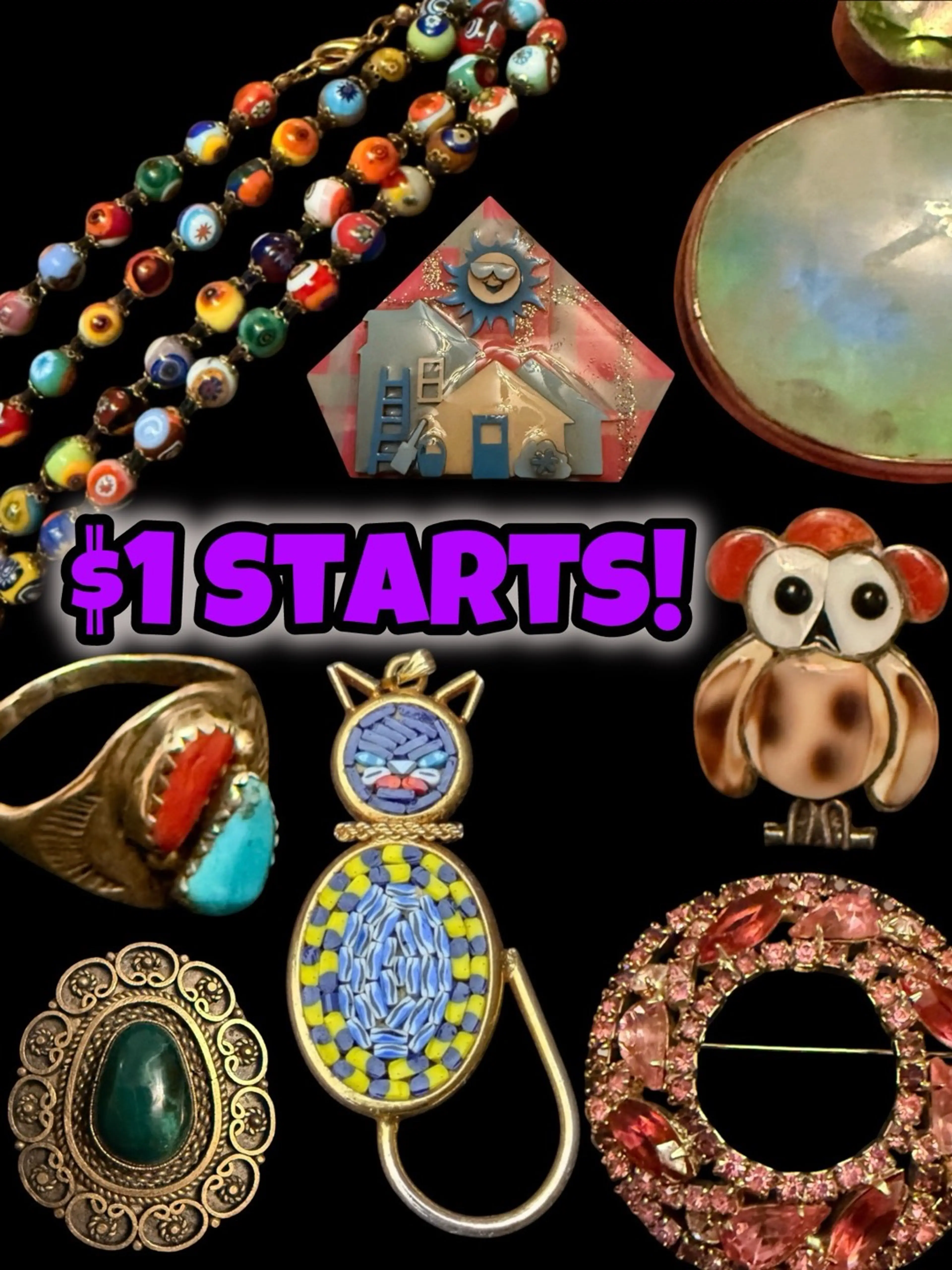 🚐Jewelry!! With Moonsky Vintage!! 🌙 