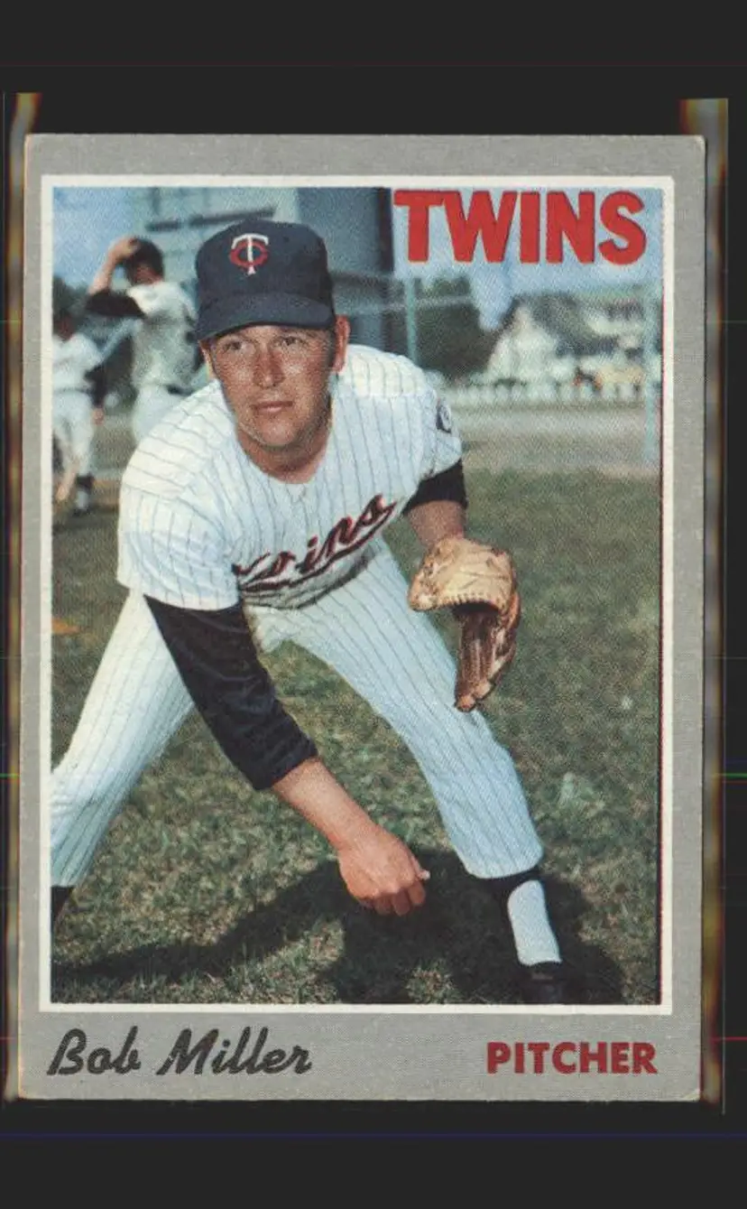 Bob Miller 1970 Topps #47 - () - Minnesota Twins