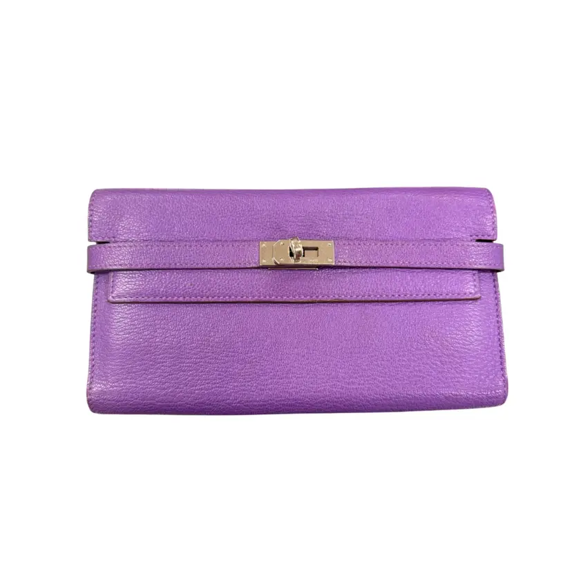 Hermes Chevre Mysore Kelly Wallet