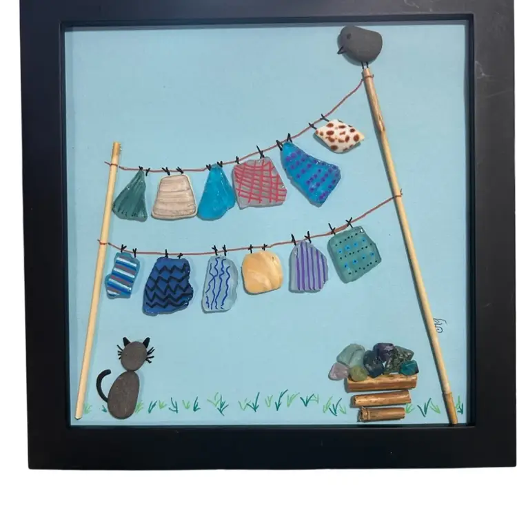 Laundry Time - Mixed Media - Made By Me