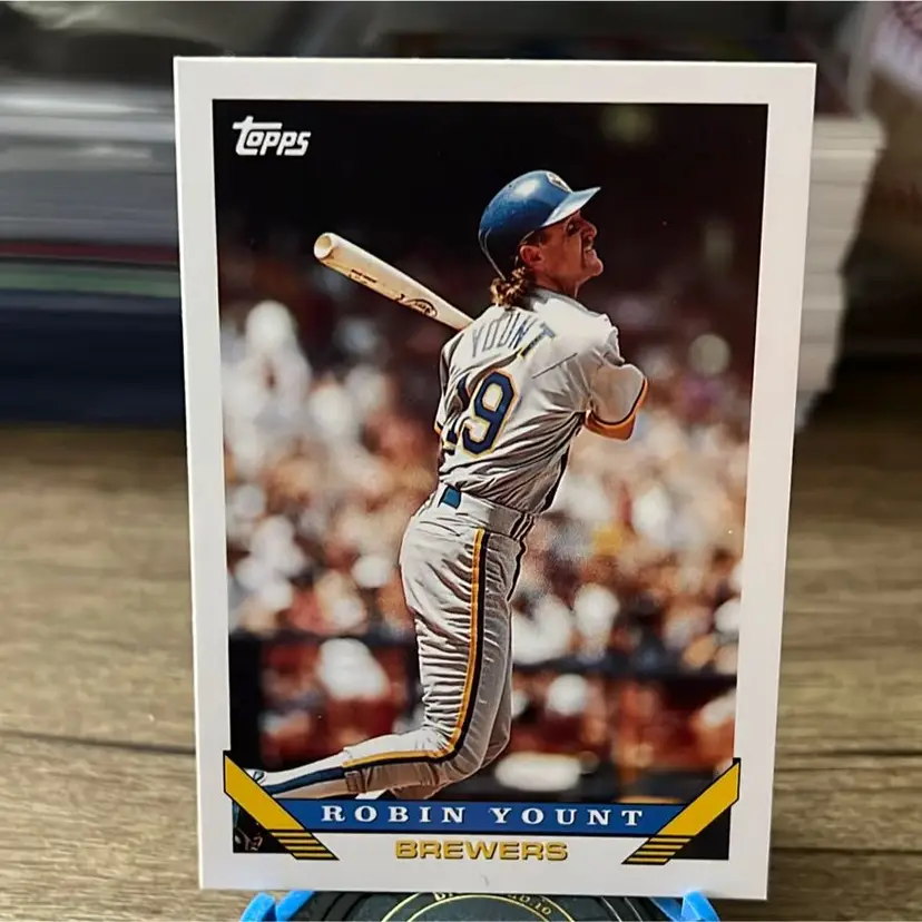 Robin Yount 1993 Topps Pre-Production Sample Milwaukee Brewers