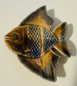 Fish Trinket Dish - Very Detailed - WADE - Made In Ireland