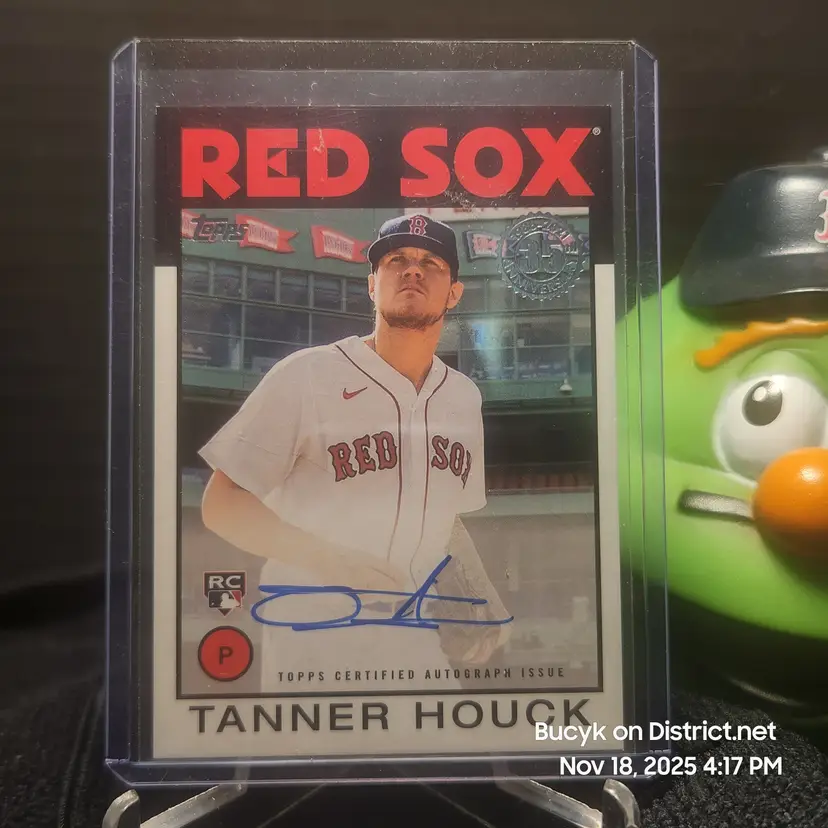 2021 Topps 1986 Auto - Tanner Houck Boston Red Sox