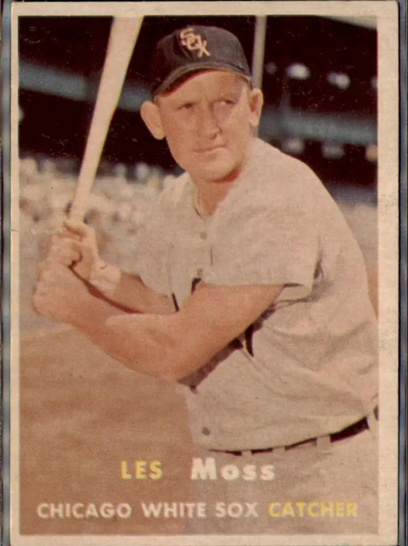 1957 Topps #213 Les Moss - ( pk1 ) - Chicago White Sox