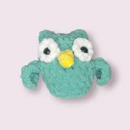 Crochet Owl Green