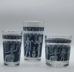 Hazel Atlas Egyptian Revival Glasses