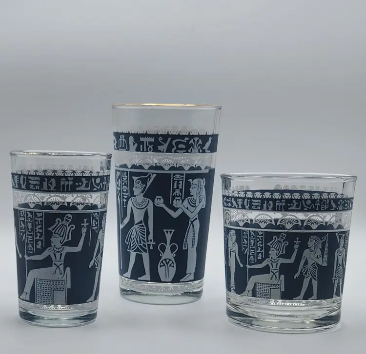 Hazel Atlas Egyptian Revival Glasses