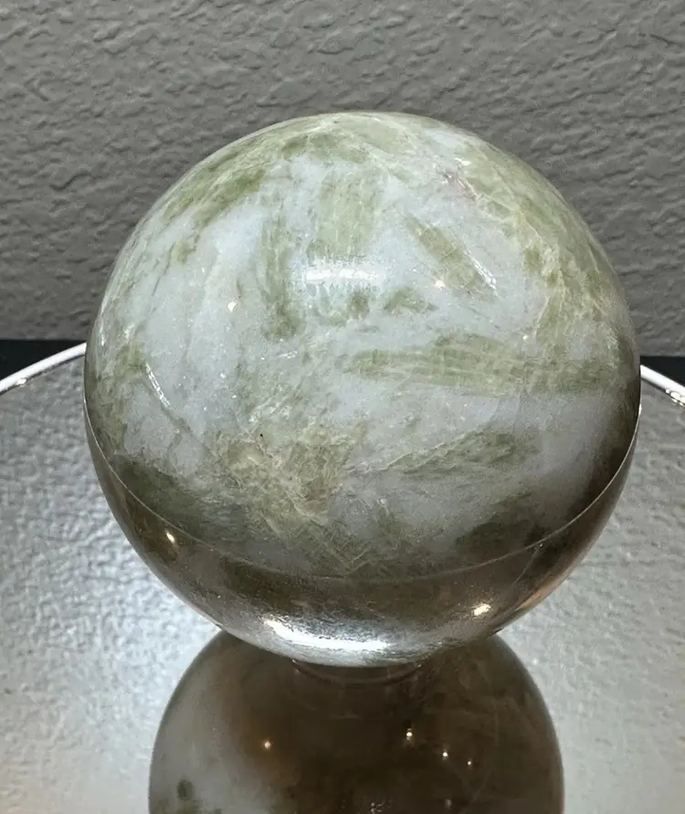 HUGE Green Moonstone Sphere 10.5” Cir