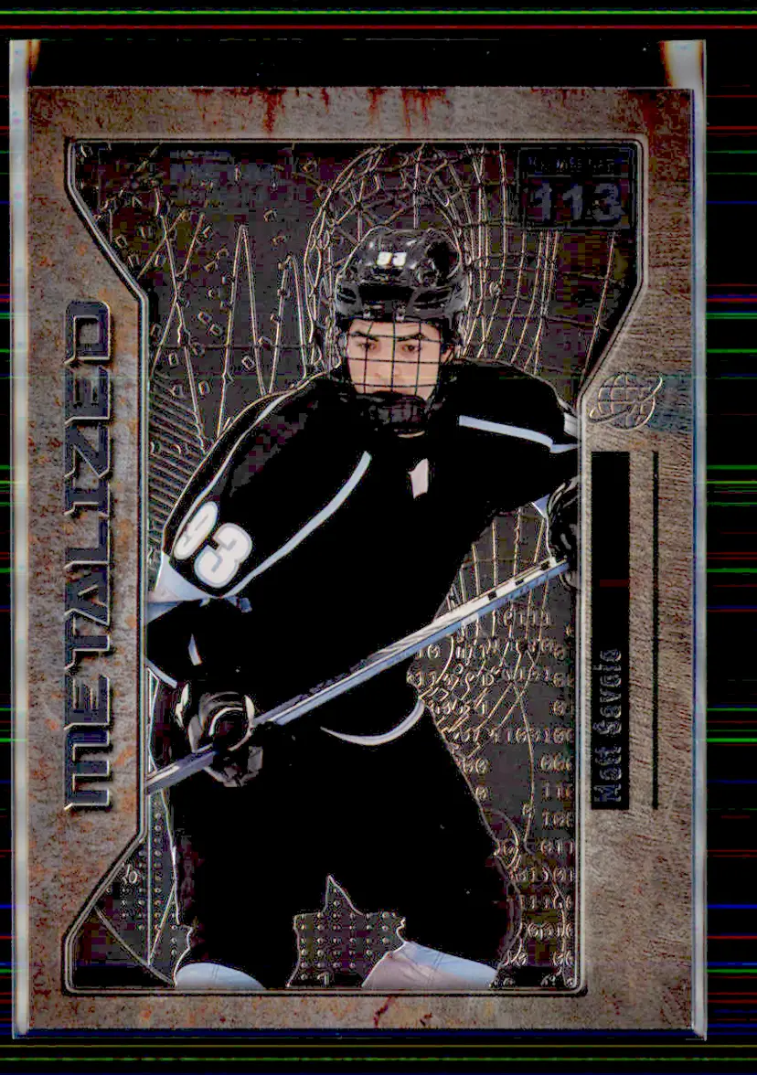 Matt Savoie 2021 SkyBox Metal Universe Champions #113 - Dubuque Fighting Saints - (153-235)