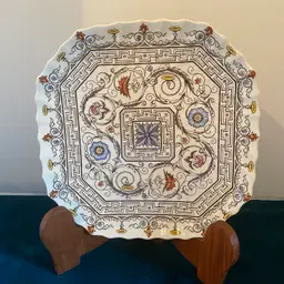 Spode Copeland 9x 9 Square Lunch Plate Florence England