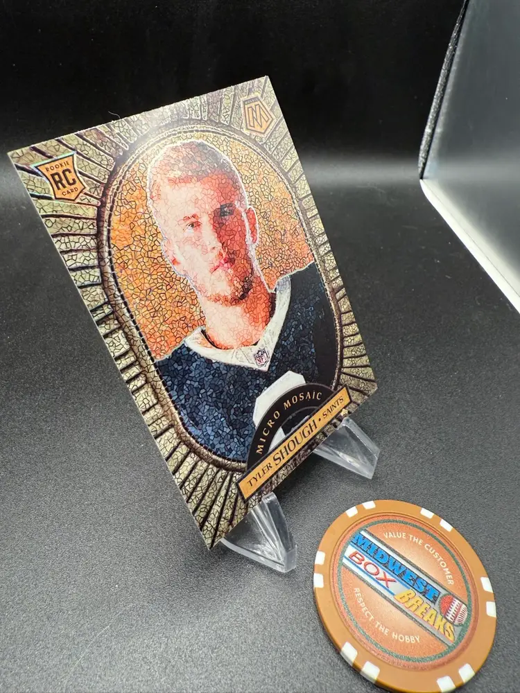 Tyler Shough RC Micro Mosaic Case Hit 2025 Mosaic New Orleans Saints