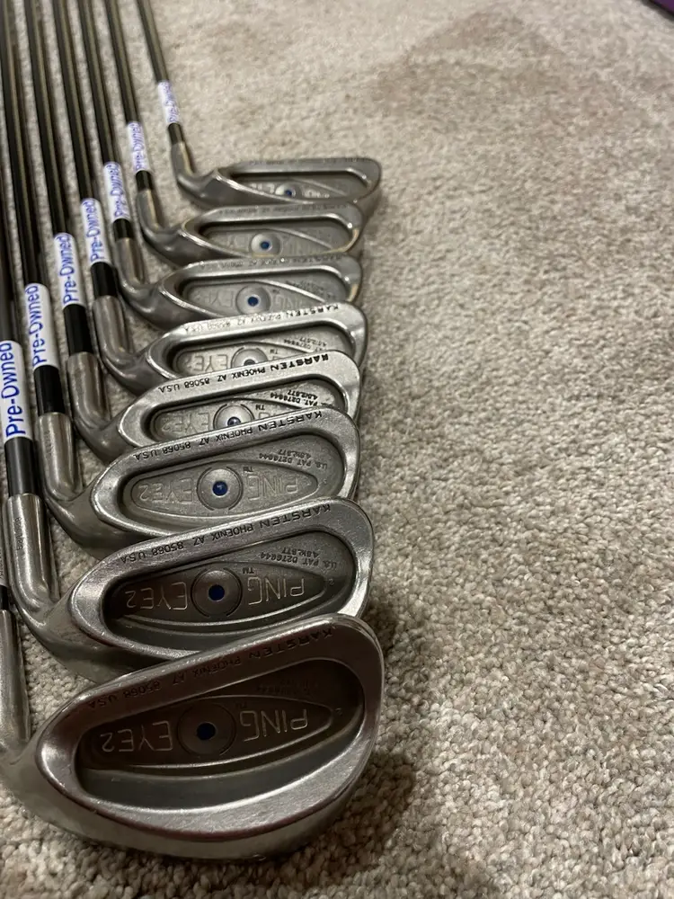 Ping Eye 2 Blue Dot - RH Iron Set 4i-SW Stiff Flex