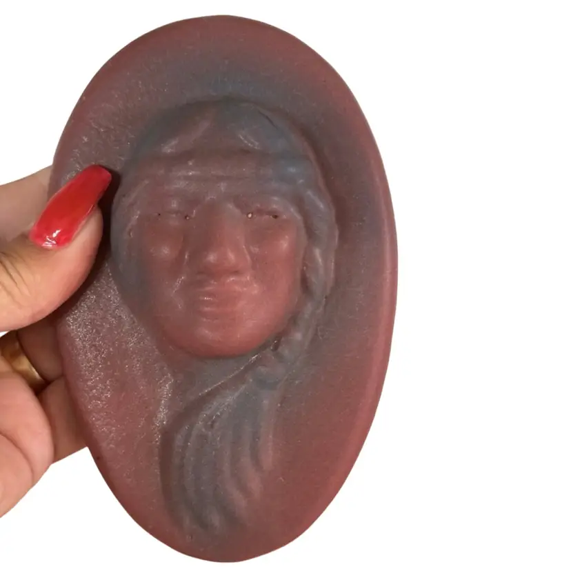 Vintage Van Briggle Pottery "Little Star" Indian Maiden