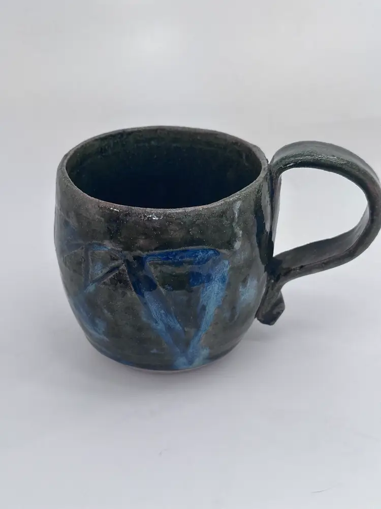 Studio Art Pottery Mug Signed 