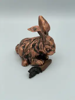 Copper Rabbit with Carrot