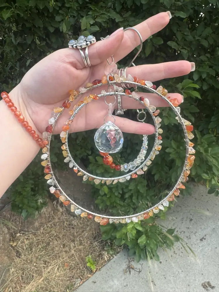Carnelian Suncatcher