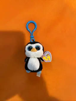 Ty Beanie Boos Waddles The Penguin 1st Gen 3" KEY CLIP New MWNT's
