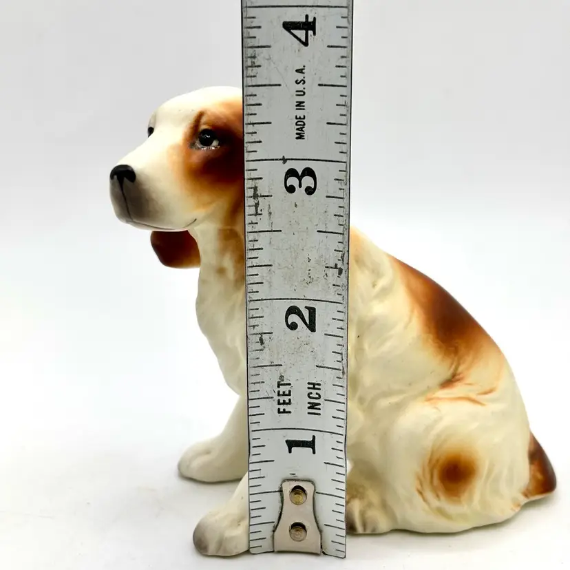 Brown & White Spaniel Puppy Dog Japan 3.5”