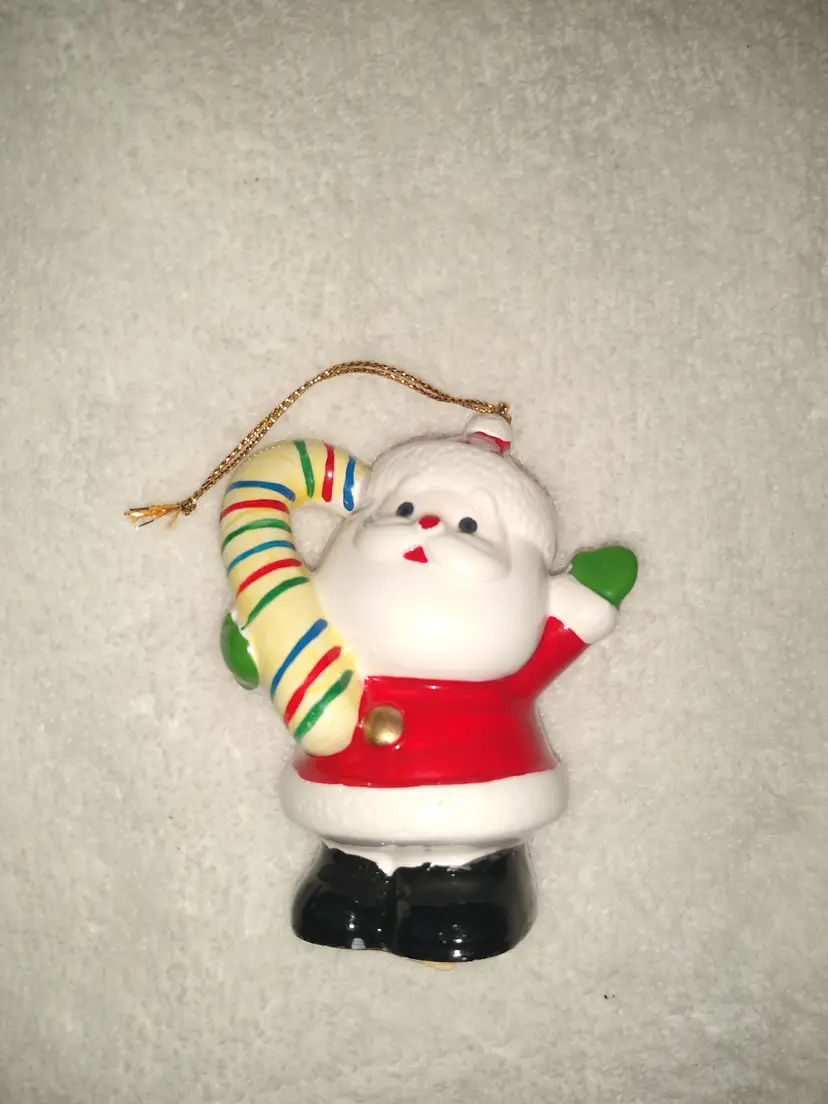 Vintage Enesco Santa Claus Ornament
