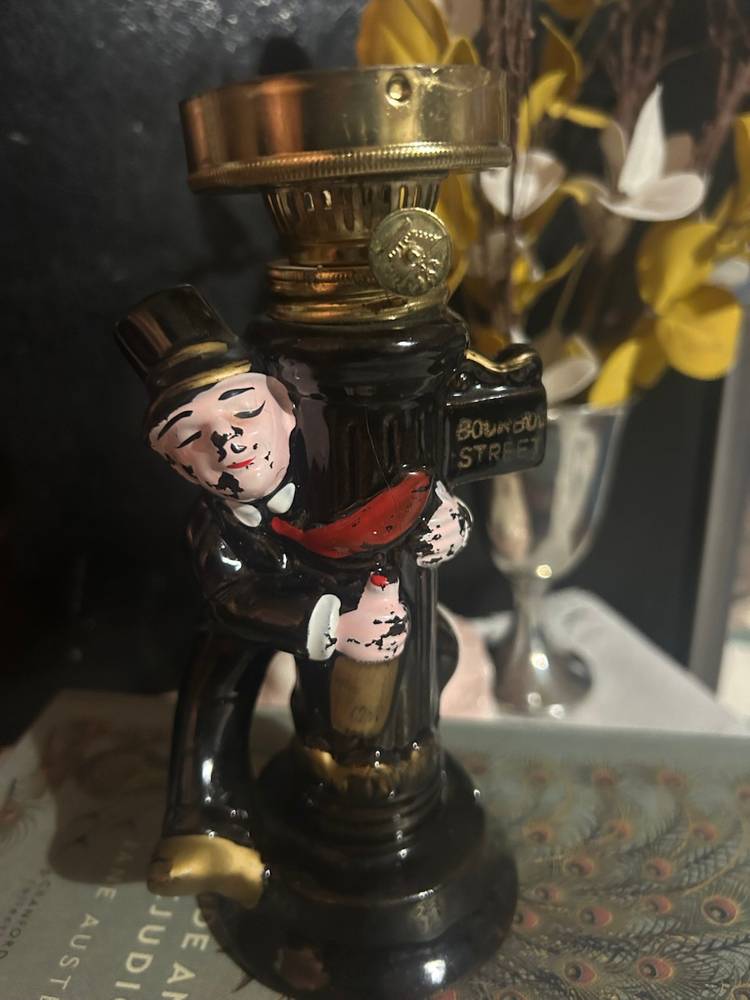 1950’s “Charlie Chaplain” Oil Lamp