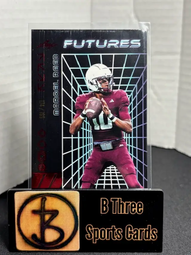 MARCEL REED 2024 Leaf Multi Sport Futures Red /199 Texas A&M A1537