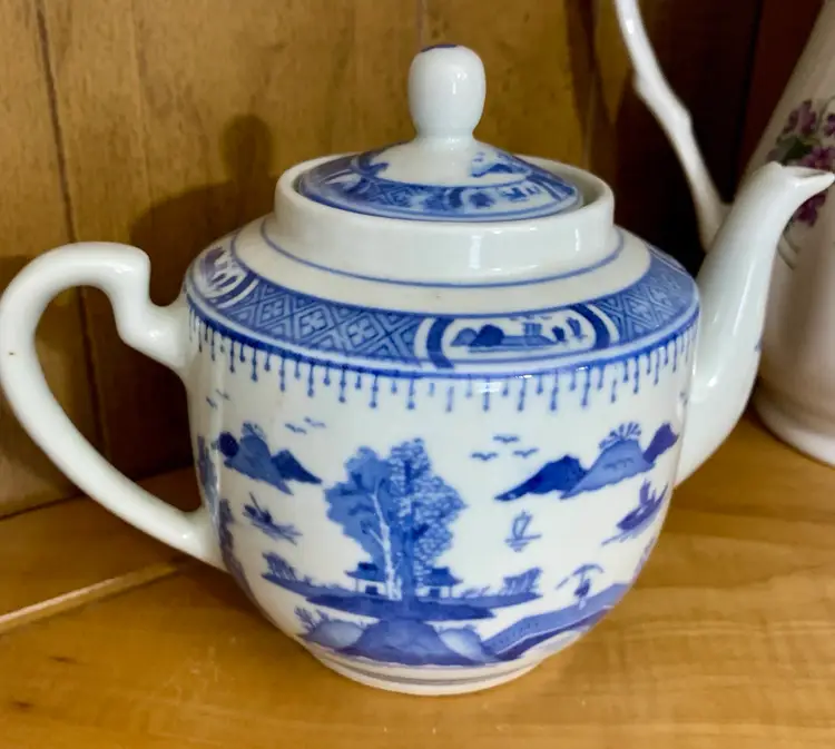 Chinese Blue and White Teapot