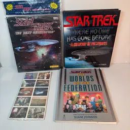 Star Trek Sticker Book And Books