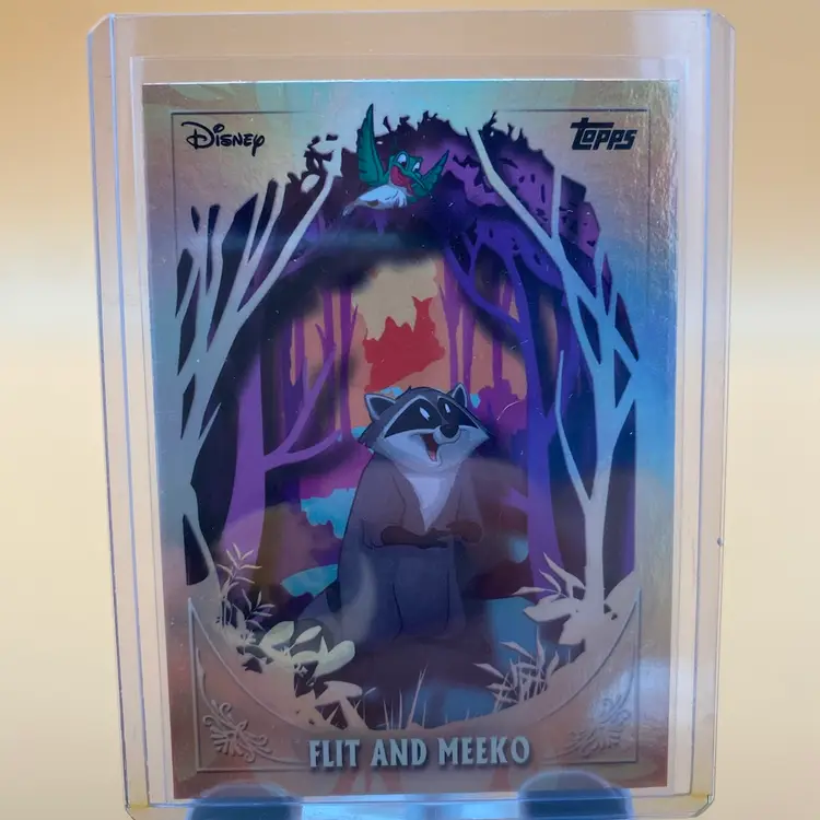 Topps 2025 Disney Wonder Pair of Trading Cards - Flit and Meeko & Pocahontas