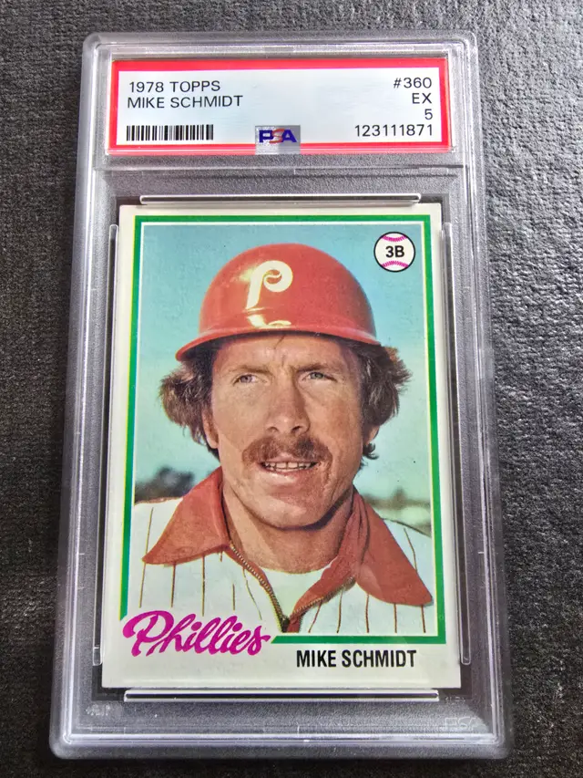 Mike Schmidt Vintage Graded Lot of 14 Baseball Cards  CC34