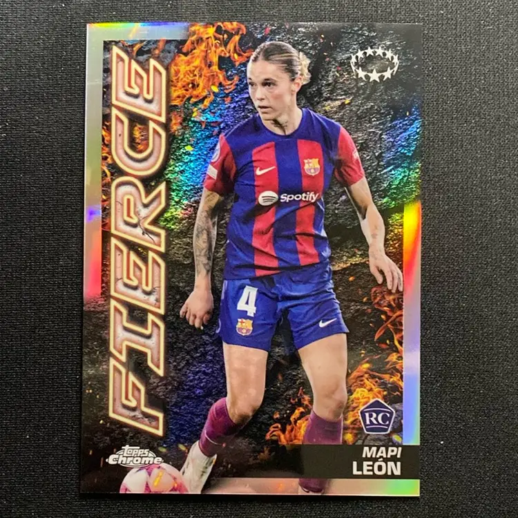 Mapi León - Topps Chrome Fierce Case Hit - FC Barcelona - Women’s Soccer