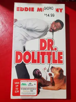 Dr. Dolittle Eddie Murphy (VHS, 1998) - New & Sealed! from Shopko