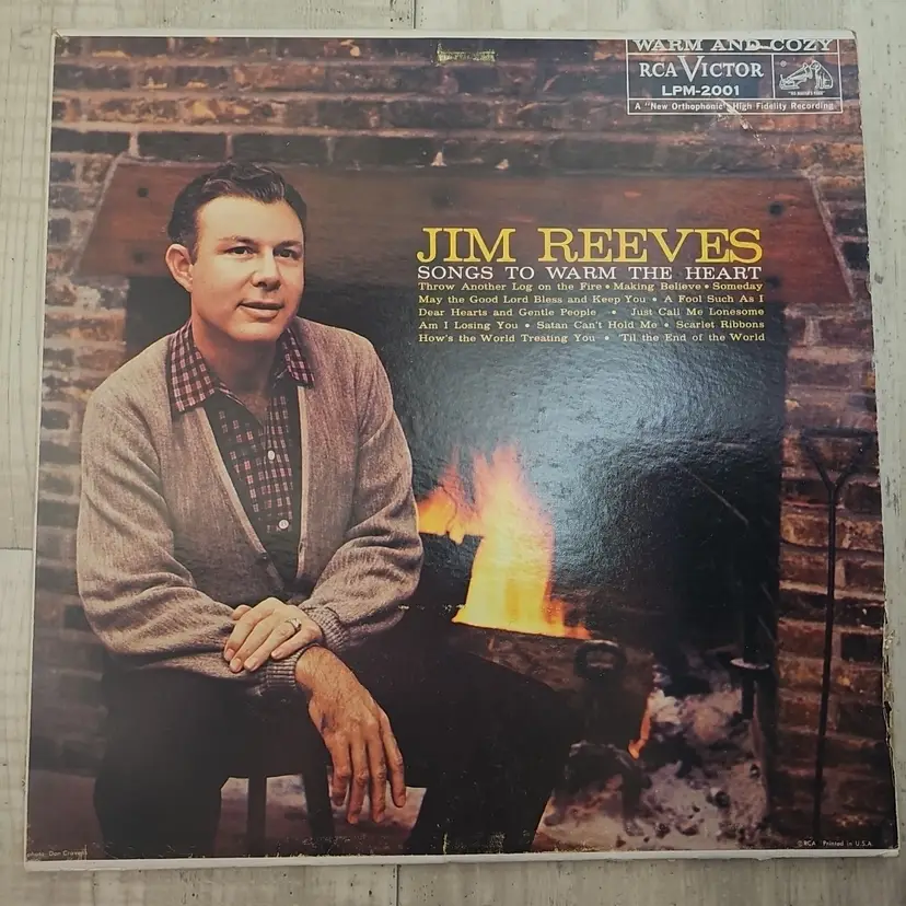 🎶 Jim Reeves – Songs to Warm the Heart (RCA Victor LPM-2001, Mono)