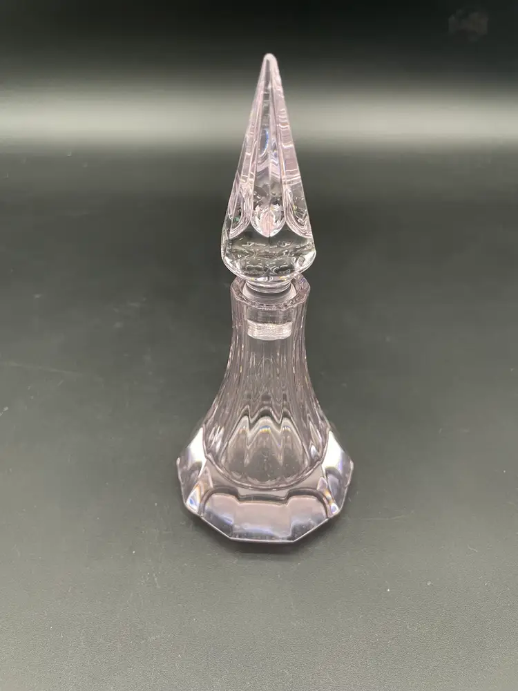 Vintage Oneida Collection Pink Lead Crystal Perfume Bottle