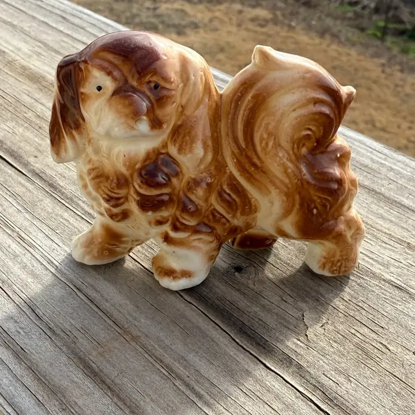 MidCentury Japanese Pekingese Dog Figurine