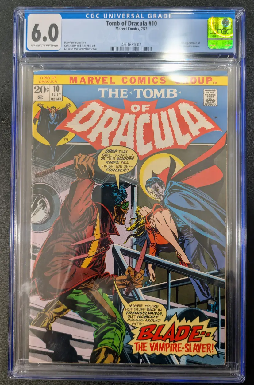 The Tomb of Dracula #10 (1973) - CGC 6.0 // 1st Appearance of Blade!