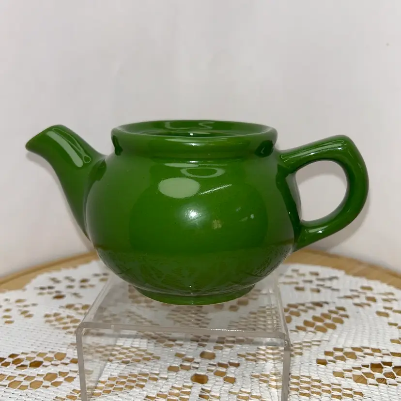 Vintage Single Serving Green Tea Pot-No Lid