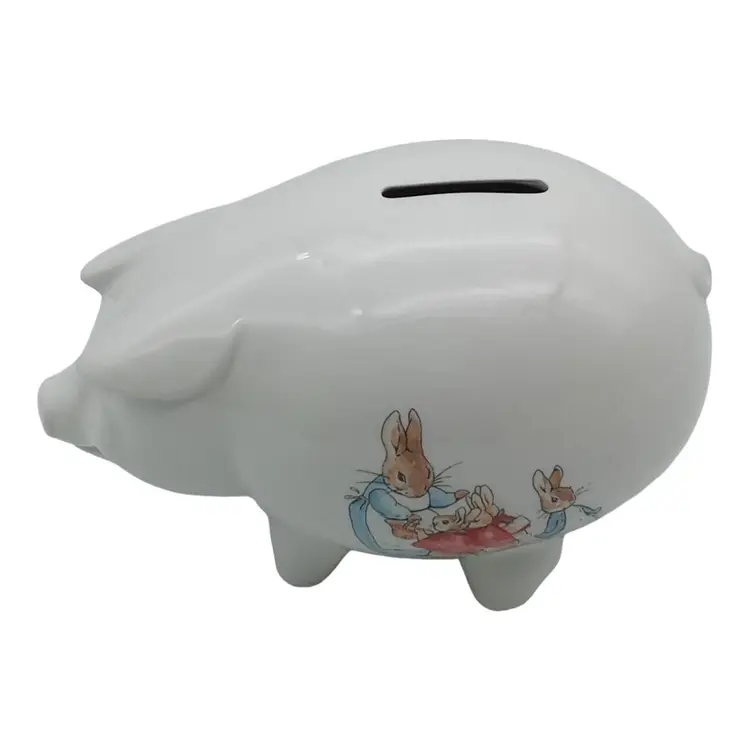 Vintage Wedgwood Peter Rabbit Piggy Bank 1993