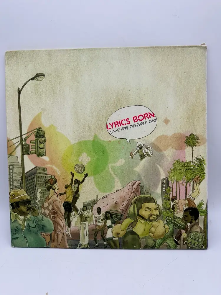 Lyrics Born - Same !@#$ Different Day - 2 x LP Vinyl Record (Blackalicious MC)