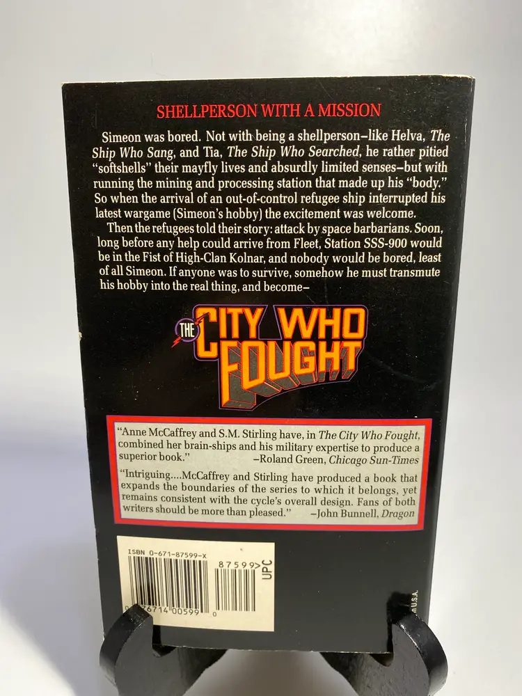 Vintage 'The City Who Fought' Anne McCaffrey S.M. Stirling 1st paperback printing 1994