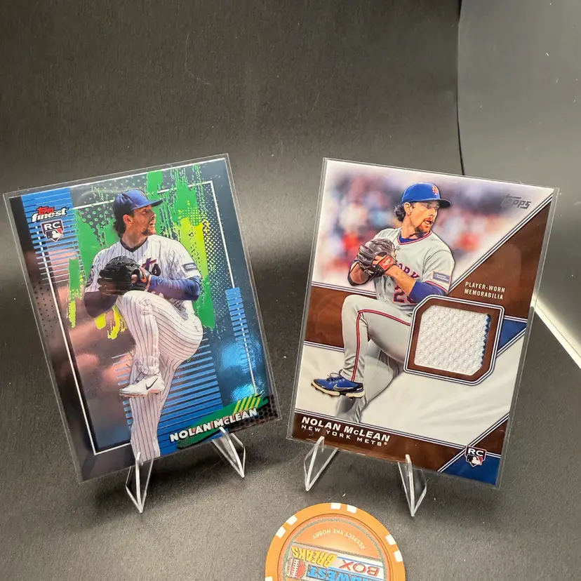 Nolan McLean 2026 Topps Finest & Series 2 New York Mets