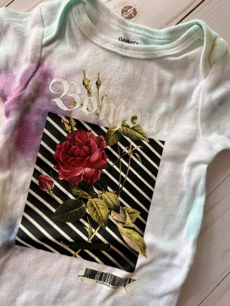 3-6 Month Gerber Onesie Belle Inspired Bin 2