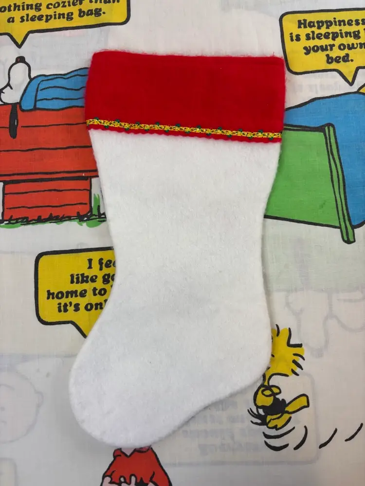 Vintage Snoopy Stocking