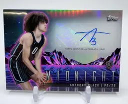 Anthony Black 2023-24 Topps Midnight Rookie Horizon Signatures Auto Magic RC