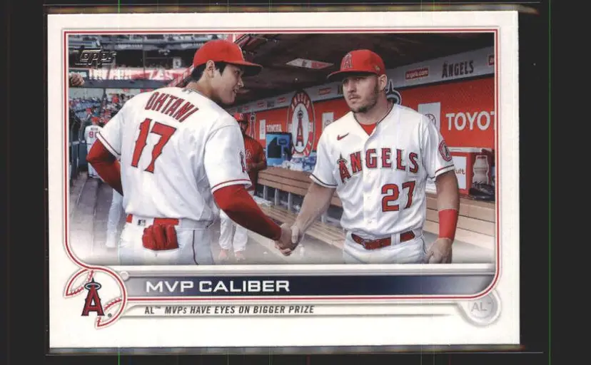 MVP Caliber (Mike Trout / Shohei Ohtani) 2022 Topps Update #US115 - (139) - Los Angeles Angels