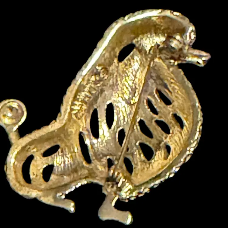 Vintage Signed Poodle Pin / Brooch Sarah Coventry