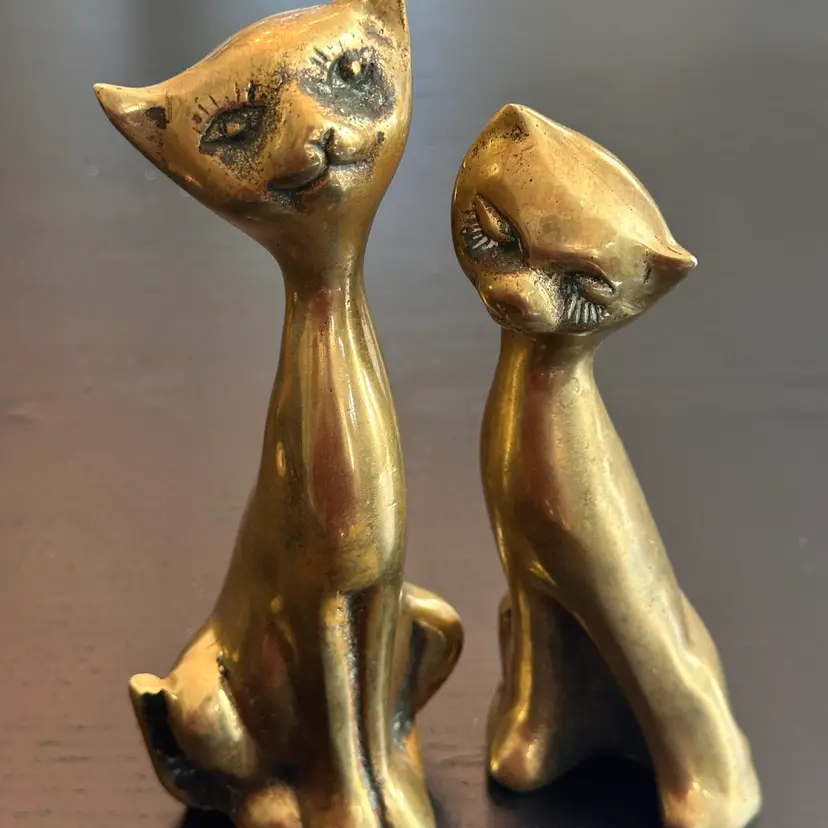Midcentury Cat Pair