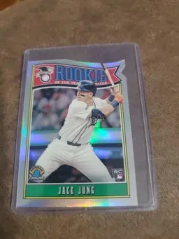 2025 Bowman Chrome Rookie of the Year Jace Jung Card