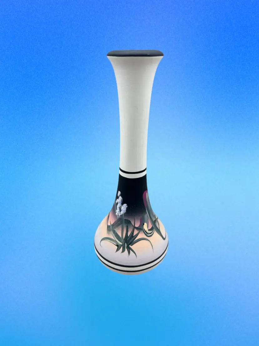 Vintage Pottery Bud Vase New West Pottery Arizona 6.5”