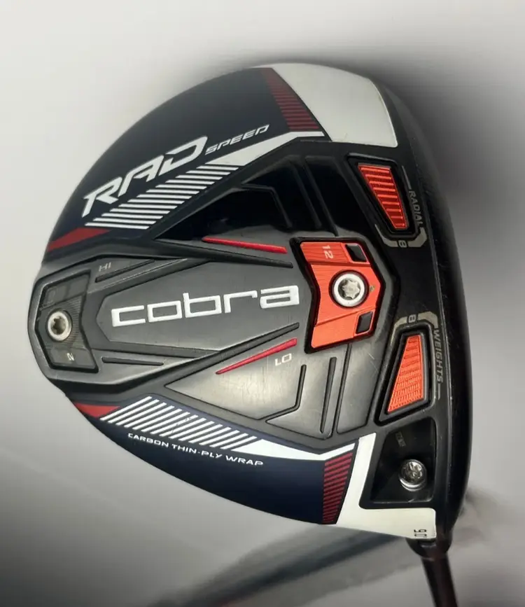 Cobra RADSPEED 9.0° Driver - Fujikura Motore X F1 7-S Stiff Flex