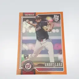 Andry Lara 2026 Topps Volume 1. Orange Foil 12/25 RC